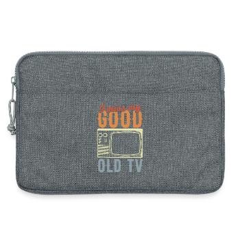 Tube TV - Laptop bag 13" - heather grey - Front