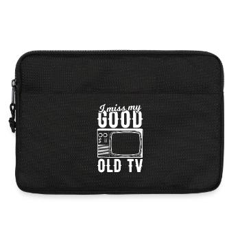 Ich vermisse meinen alten Fernseher - Laptoptasche 13" - Schwarz - Vorne