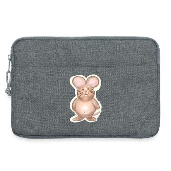 Maus - Laptoptasche 13" - Grau meliert - Vorne