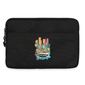 Ville de New York - Sacoche pour ordinateur portable 13 pouces - noir - Devant