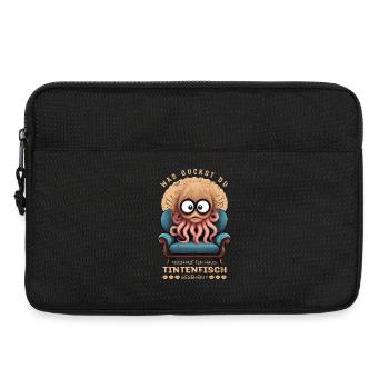 Calmar drôle - Sacoche pour ordinateur portable 13 pouces - noir - Devant