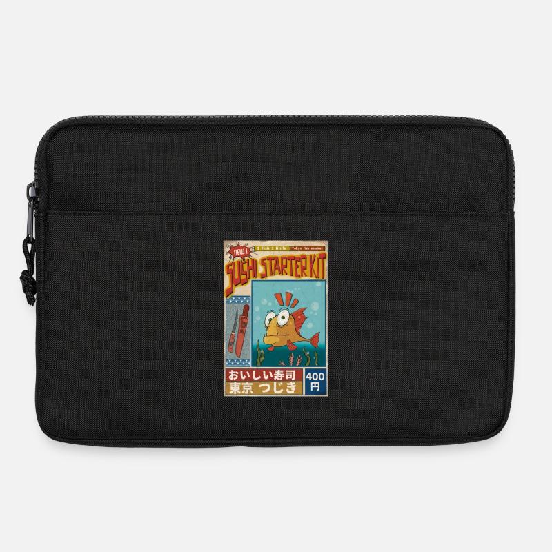 Sushi Starter Kit Poster - Laptoptasche 13" - Schwarz