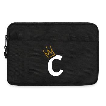 Letter C - initial letter C - Laptop bag 13" - black - Front