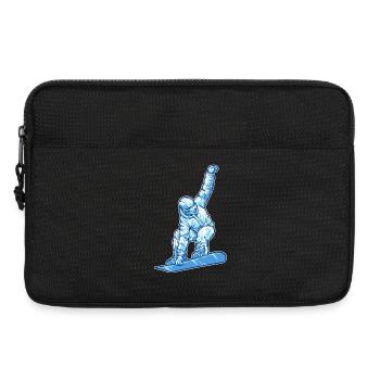 Schifahren Wintersport Eishockey Winter Skifahrer - Laptoptasche 13" - Schwarz - Vorne