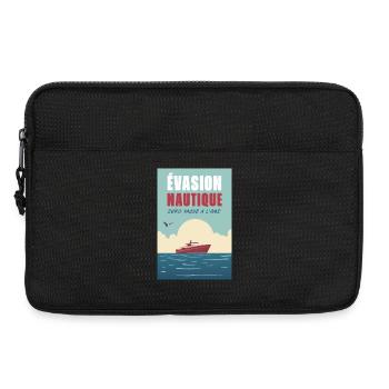 Nautical Escape - Laptop bag 13" - black - Front