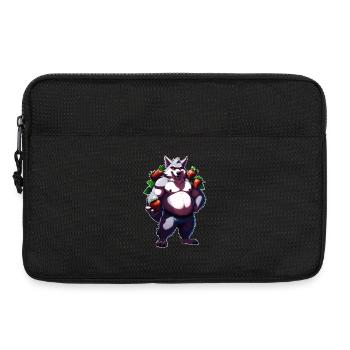 Wolf Strawberry 1 - Laptop bag 13" - black - Front