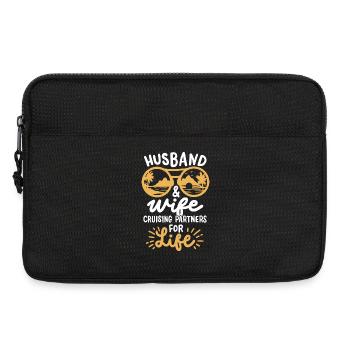Ehemann Ehefrau Kreuzfahrt - Laptoptasche 13" - Schwarz - Vorne