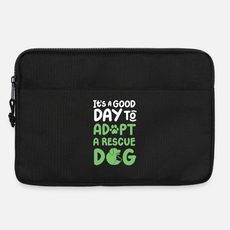 Hund Rettung adoptieren - Laptoptasche 13" - Schwarz