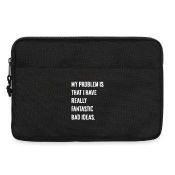 My problem - Laptop bag 13" - black - Front