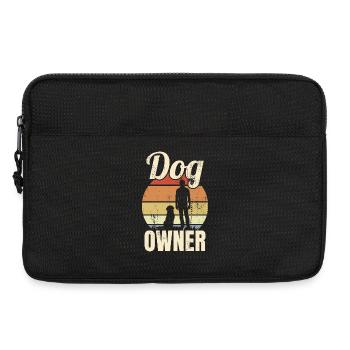 Propriétaire de chien - Sacoche pour ordinateur portable 13 pouces - noir - Devant