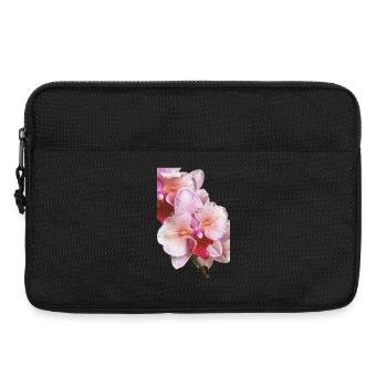 Phalaenopsis Cygne Fard à joues Fleur d’orchidée pélorique - Sacoche pour ordinateur portable 13 pouces - noir - Devant
