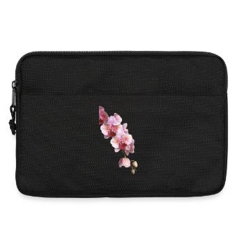 Phalaenopsis Cygne Fard à joues Fleurs d’orchidée pélorique - Sacoche pour ordinateur portable 13 pouces - noir - Devant