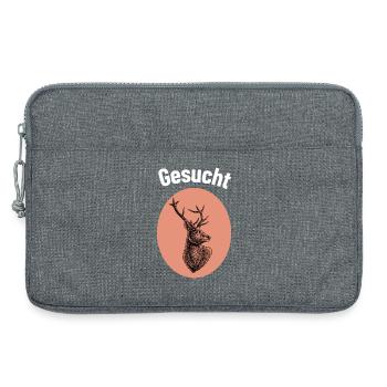 Amateurs de chasse - Sacoche pour ordinateur portable 13 pouces - gris chiné - Devant