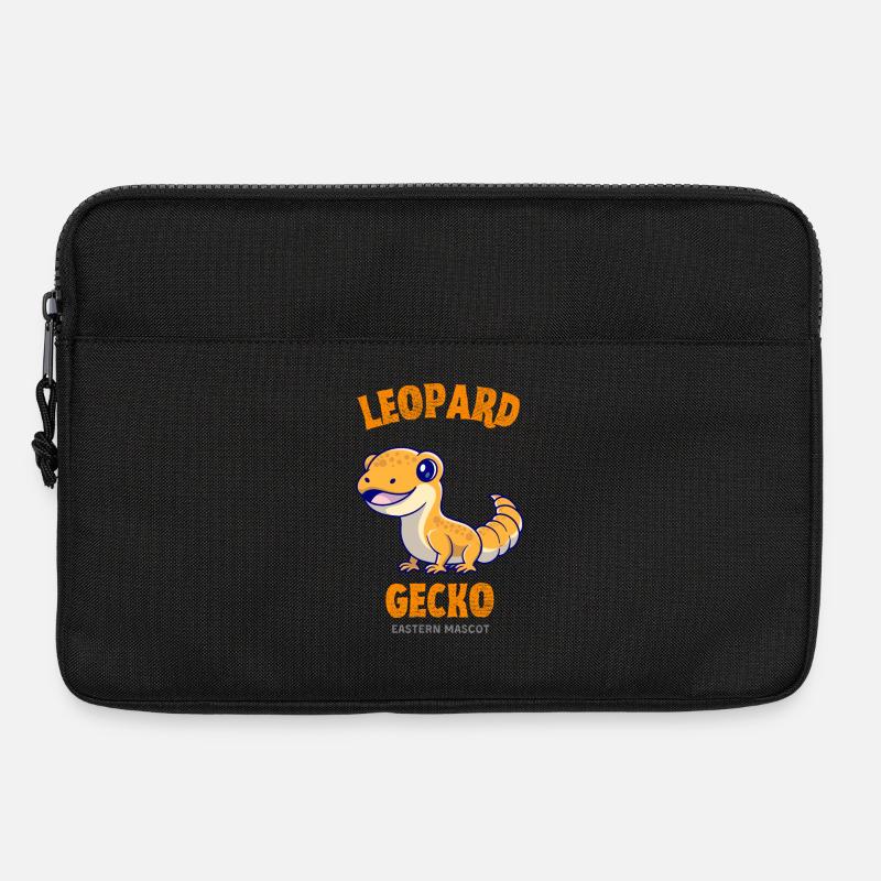 leopard gecko reptile pet small lizard - Laptop bag 13" - black