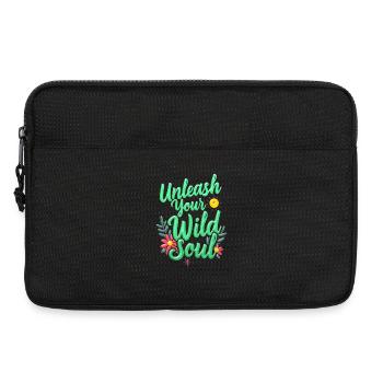 Liberez Votre Ame Sauvage - Entfesseln Sie Ihre wilde Seele - Laptoptasche 13" - Schwarz - Vorne