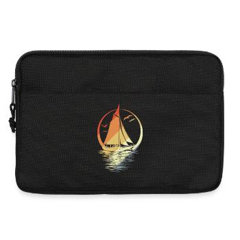 Segeln Vintage Look - Laptoptasche 13" - Schwarz - Vorne