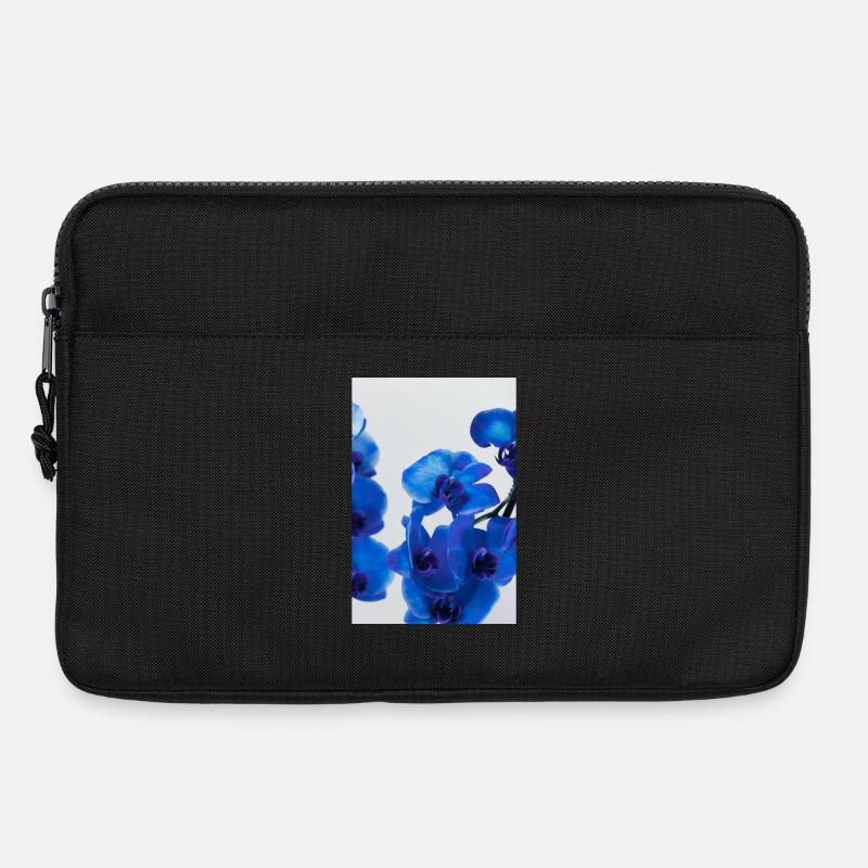 Cobalt Blue Orchids Dream - Laptop bag 13" - black