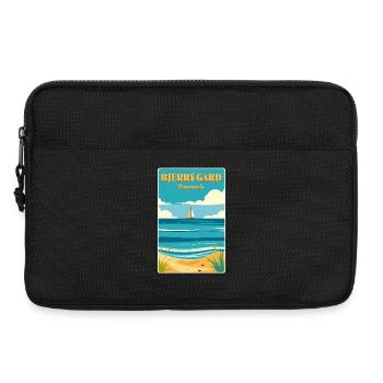 Bjerregard, Danemark - Sacoche pour ordinateur portable 13 pouces - noir - Devant