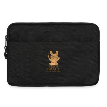 Team Braut - Laptoptasche 13" - Schwarz - Vorne
