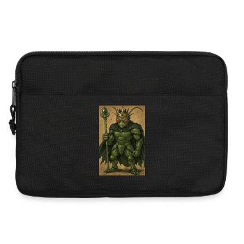 Crypto Grenouille - Sacoche pour ordinateur portable 13 pouces - noir - Devant