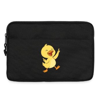 Dancing ducklings - Laptop bag 13" - black - Front