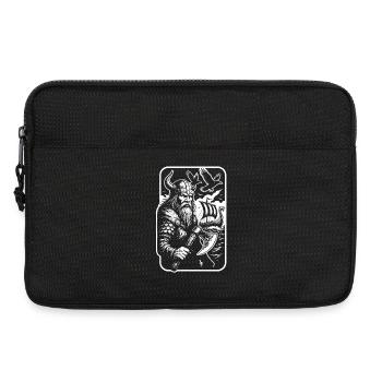 Runenkrieger des Nordens - Laptoptasche 13" - Schwarz - Vorne