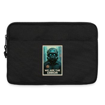 WE ARE THE ERROR - Laptop bag 13" - black - Front