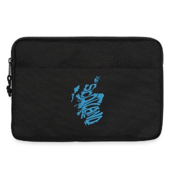 Scotland Map Graphic - Laptop bag 13" - black - Front
