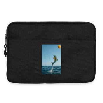 Marine Fantasy - Laptop bag 13" - black - Front