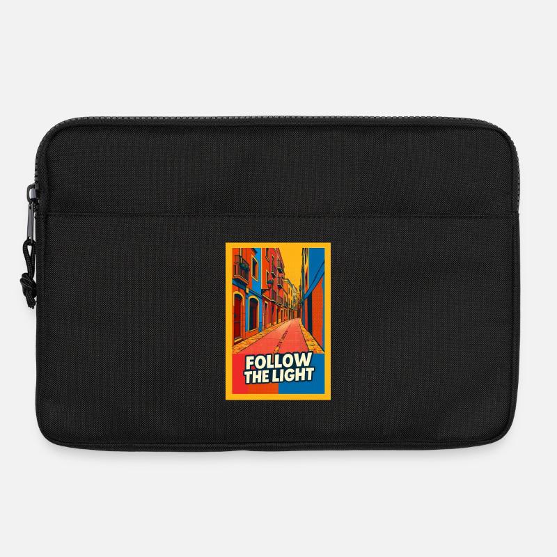 Follow the Light Straßenpop - Laptoptasche 13" - Schwarz