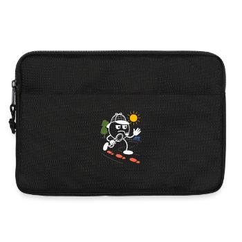 Ribbo en détective à la recherche d’indices - Sacoche pour ordinateur portable 13 pouces - noir - Devant