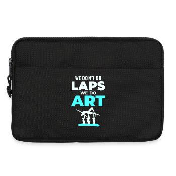 Dance Acrobat Illustration Synchronized Swimming - Laptop bag 13" - black - Front