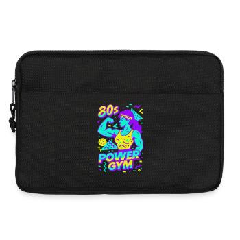Années 80 Power Gym / Femme forte - Sacoche pour ordinateur portable 13 pouces - noir - Devant