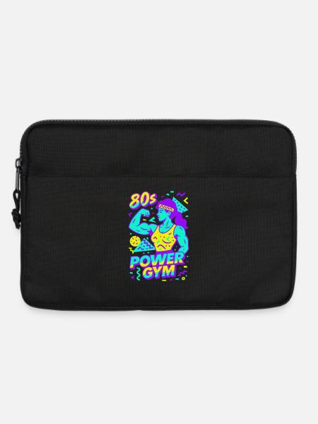 80s Power Gym / Strong Woman - Laptop bag 13" - black