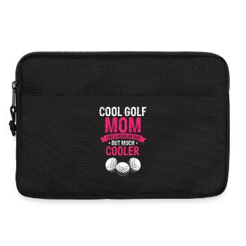 Cool Golf Mom Funnier Than Any Regular Dad Line - Laptoptasche 13" - Schwarz - Vorne