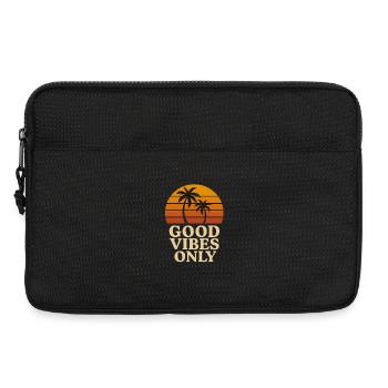 GoodVibesOnly - Sacoche pour ordinateur portable 13 pouces - noir - Devant