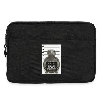 Turtle – Too fast for the territory - Laptop bag 13" - black - Front