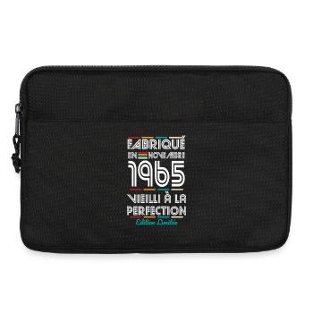 60 Year Anniversary - Made in November 1965 - Laptop bag 13" - black - Front