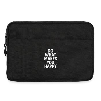 Motivational Quote Design - Laptop bag 13" - black - Front