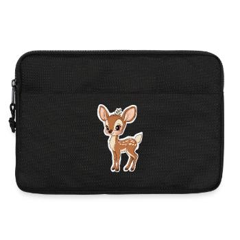 Reh - Laptoptasche 13" - Schwarz - Vorne