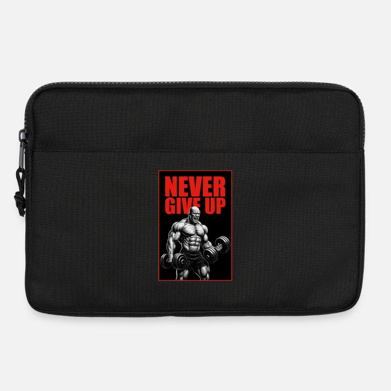 Never_Give_Up - Laptoptasche 13" - Schwarz