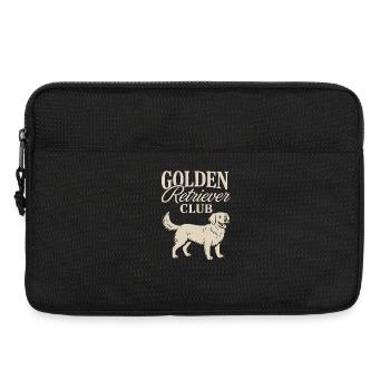 Golden Retriever Club - Laptoptasche 13" - Schwarz - Vorne