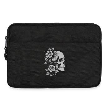 Floral Skull Portrait - Laptop bag 13" - black - Front