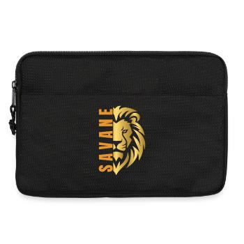 Lion doré  - Sacoche pour ordinateur portable 13 pouces - noir - Devant