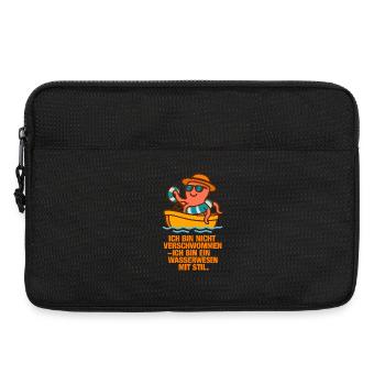 Ich_bin_nicht_verschwommen_ich_bin_ein_Wasserwe - Laptoptasche 13" - Schwarz - Vorne