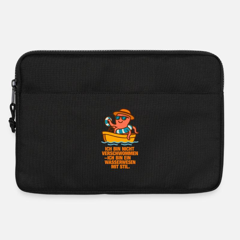 Ich_bin_nicht_verschwommen_ich_bin_ein_Wasserwe - Laptoptasche 13" - Schwarz