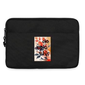 Do Epic Shit — Floral Street Art Print - Laptoptasche 13" - Schwarz - Vorne