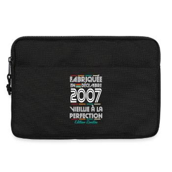 18 Year Anniversary - Made in December 2007 - Laptop bag 13" - black - Front
