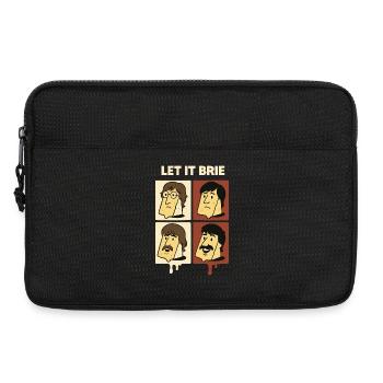 Let It Brie Cheese Quartet - Laptop bag 13" - black - Front