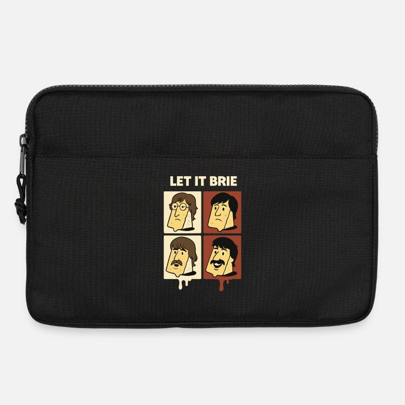 Let It Brie Cheese Quartett - Laptoptasche 13" - Schwarz